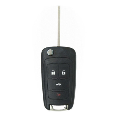 Buick 4 Button Non-PEPS Remote Flip Key V2T-01060512, 13504205, 315 MHz - New, OEM