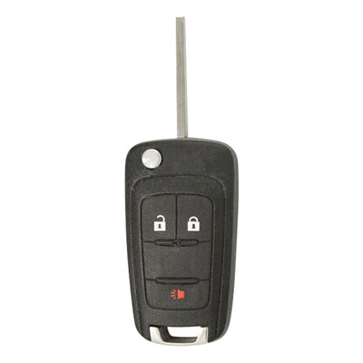 Chevrolet 3 Button Remote Flip Key OHT01060512, 20873621, 315 MHz - New, OEM