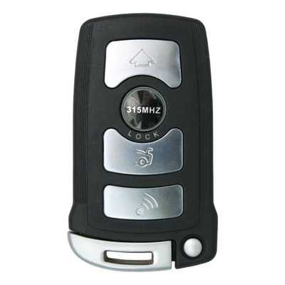 Keyless2Go BMW 4 Button Smart Key LX 8766 S 66126959059 2911A-12133 315 MHz, Premium Aftermarket