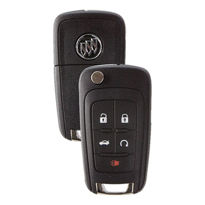 Strattec (5912559) Buick 5 Button PEPS Remote Flip Key P409MK74946931, 13504202, 315 MHz - New, OEM