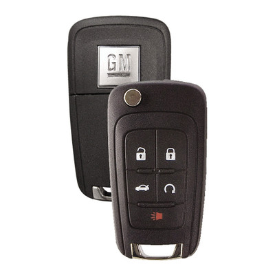 Strattec (5913397) GM 5 Button Non-PEPS Remote Flip Key OHT01060512, 13504199, 315 MHz - New, OEM