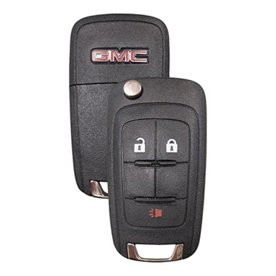 Strattec (5913596) GMC 3 Button Non-PEPS Remote Flip Key OHT01060512, 20873623, 315 MHz - New, OEM