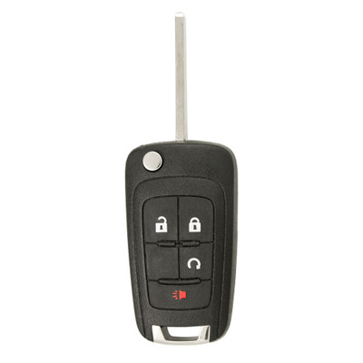 Chevrolet 4 Button Non-PEPS Remote Flip Key OHT01060512, 20873620, 315 MHz - New, OEM