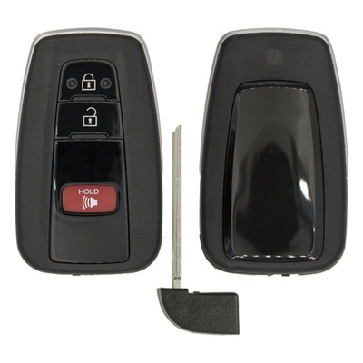 3 Button Shell For Toyota Smart Proximity Remote Key HYQ14FBC, HYQ14FBN