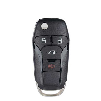 Keyless2Go 4 Button Replacement Remote Flip Key For Ford Transit N5F-A08TAA 164-R8236, FRD-KH4-029-AFB-ZZZZ-001