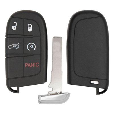 5 Button Shell For Jeep Compass Smart Proximity Remote Key M3N-40821302