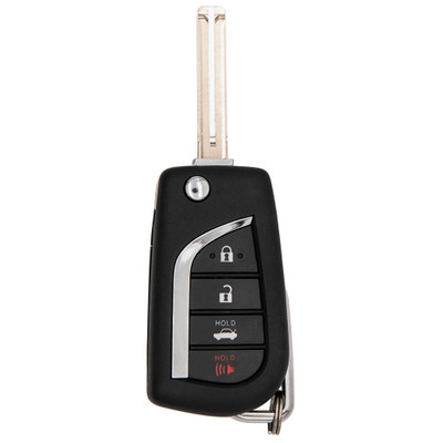 Toyota 4 Button Remote Flip Key for US Production HYQ12BFB, 89070-06790, 315 MHz - New, OEM