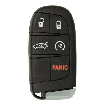 Keyless2Go Chrysler 5 Button Smart Key M3M-40821302 68155687AB 433 MHz, Premium Aftermarket
