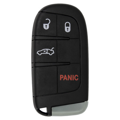 Keyless2Go Chrysler 4 Button Smart Key M3N-40821302, 68155686AB, 433 MHz - Premium Aftermarket