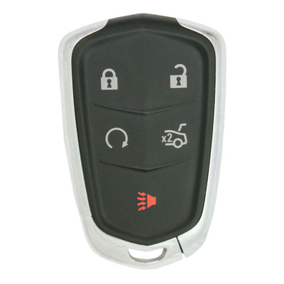 Keyless2Go Cadillac 5 Button Smart Key HYQ2EB, 13598538, 433 MHz - Premium Aftermarket