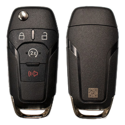 Keyless2Go Ford 4 Button Side Mill Remote Flip Key N5F-A08TDA, 164-R8134, 902 MHz - Premium Aftermarket