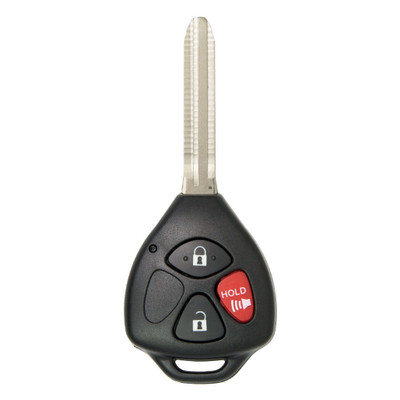 Keyless2Go 3 Button Remote Head Key Replacement for Toyota HYQ12BBY 4D67 Chip, TLS-KH3-060-AFB-ZZZZ-001