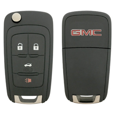 GMC 4 Button Non-PEPS Remote Flip Key OHT01060512, 13504200, 315 MHz - New OEM