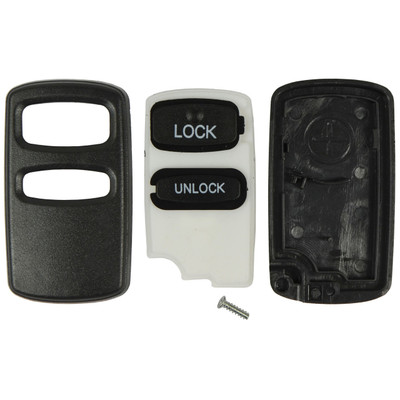 Mitsubishi 2 Button Remote Case and Pad Replacement E4EG8D-522M-A, OUCG8D-525M-A - Aftermarket