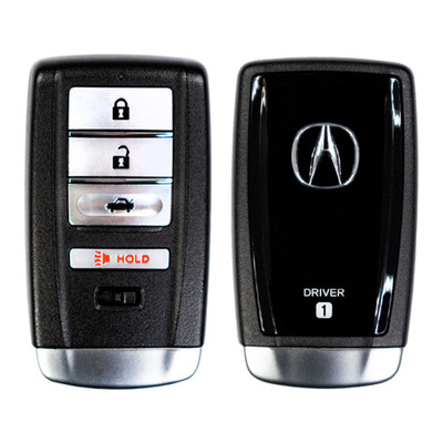 Acura 4 Button Driver 1 Smart Key KR5T21, 72147-TGV-A01, 433 MHz - Refurbished, Grade A