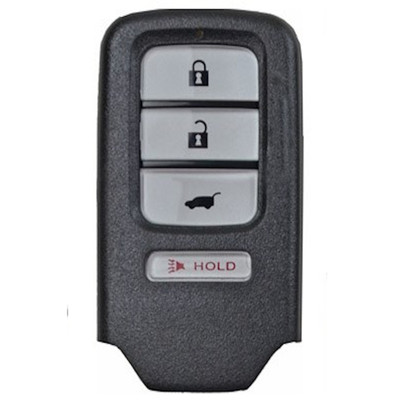 Honda 4 Button No Memory Smart Key ACJ932HK1210A, 72147-T0A-A11, 315 MHz - Refurbished, Recase