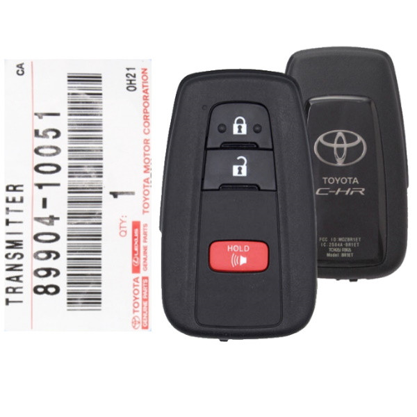Toyota 3 Button Proximity Smart Key, Japan Production, MOZBR1ET, 89904-10051, 315 MHz - New, OEM