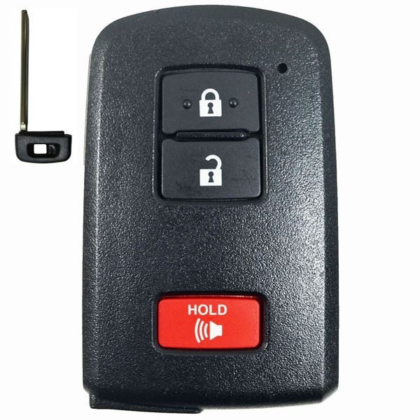 Toyota/Lexus/Scion 3 Button Proximity Key HYQ14FBA 89904-0E090, 89904-0E091, 89904-0E092, 8990460J70, 89904-60J70 - Refurbished, Recase