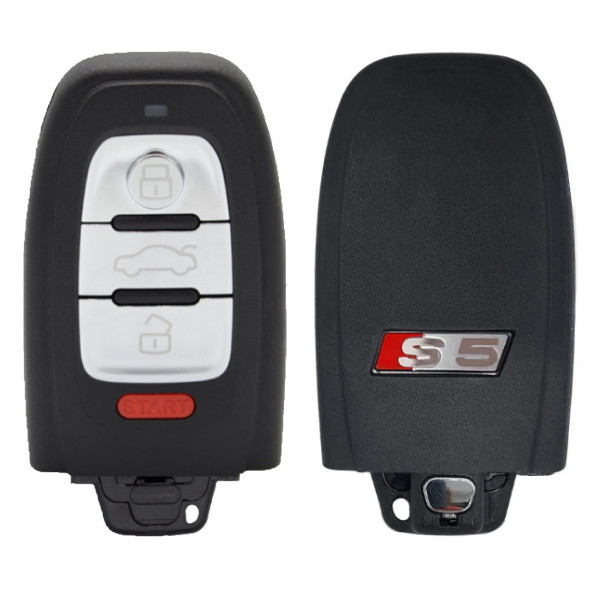 Audi S5 Logo 4 Button Proximity Key IYZFBSB802, 8T0-959-754-S, 315 MHz - Refurbished, Grade A