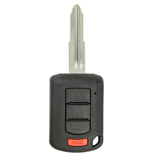 Mitsubishi 4 Button Remote Head Key OUCJ166N, 6370B945, Model: 08, 315 MHz - Refurbished, Recase