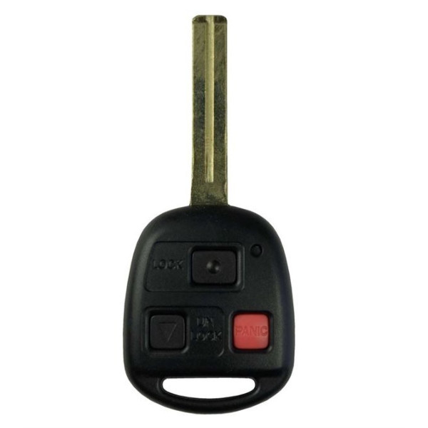 Lexus 3 Button Remote Head Key with Short Blade HYQ1512V, 89070-60081, 315 MHz - Refurbished, Recase