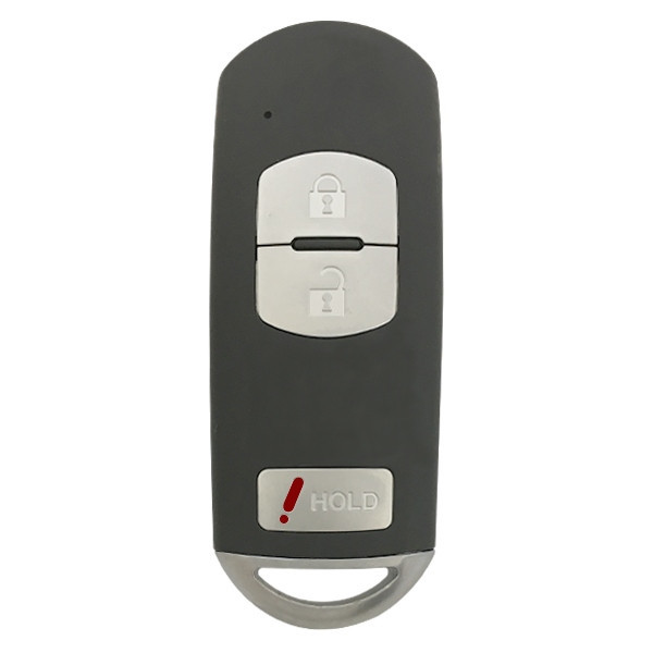 Mazda 3 Button Smart Key Case (with Transponder Insert)