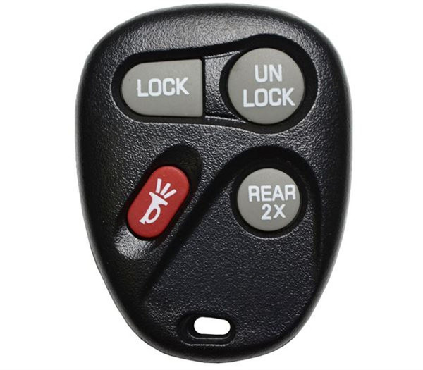 Buick Cadillac Chevrolet 4-Button Remote ABO1502T 16207901-5 - Refurbished Recase