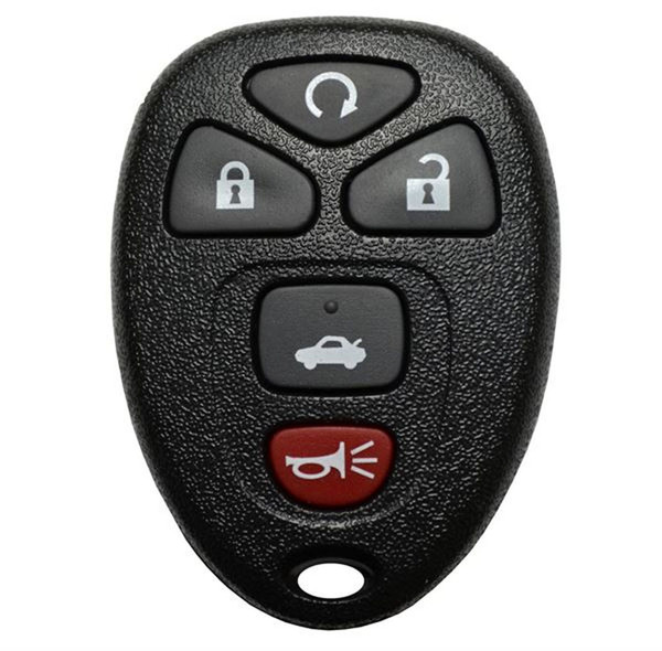 Buick Cadillac Chevrolet 5 Button Remote OUC60221 OUC60270 10337867 - Refurbished, Recase