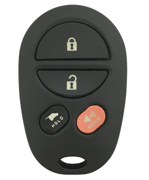 Toyota 4 Button Remote GQ43VT20T 89742-0C040 315 MHz - Refurbished, Recase