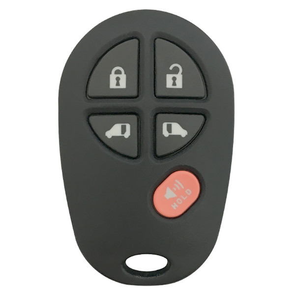 Toyota 5 Button Remote GQ43VT20T 89742-AE030 - Refurbished, Recase