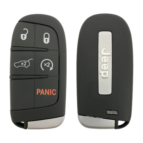 Jeep 5 Button Smart Key M3N-40821302, 68143505AC, 433 MHz - Refurbished, Grade A