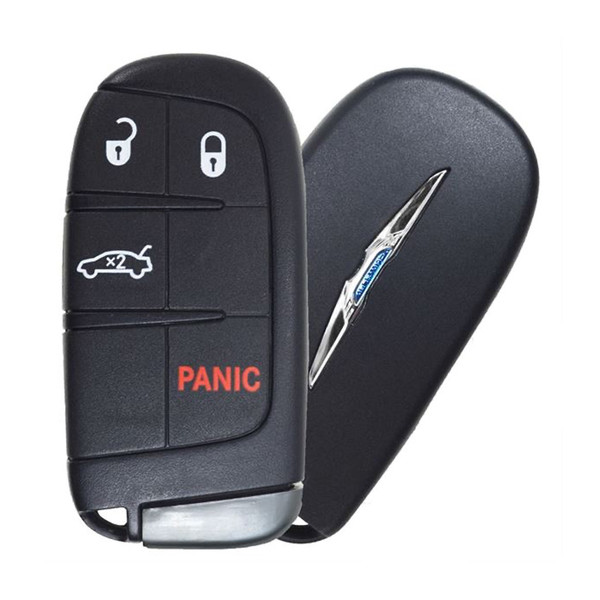 Chrysler 4 Button Smart Key M3N-40821302, 68155686AB, 433 MHz - Refurbished, Grade A