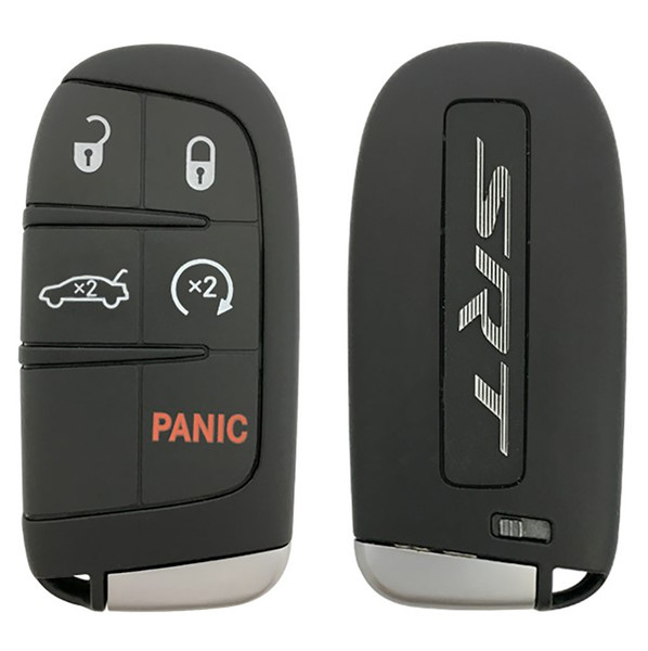 Chrysler Dodge SRT Logo 5 Button Smart Key M3N-40821302, 68234957AA, 433 MHz - Refurbished, Grade A