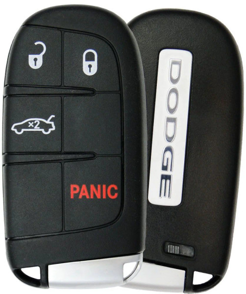 Dodge 4 Button Smart Key M3N-40821302, 68394196AA, 433 MHz - Refurbished, Grade A