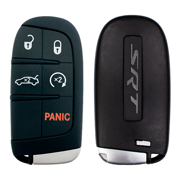 Dodge 5 Button Smart Key SRT Logo M3N-40821302, 68394198AA, 433 MHz - Refurbished, Grade A
