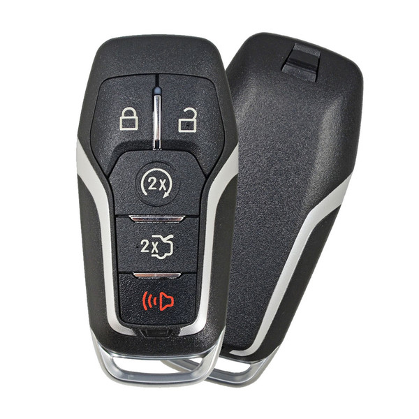 Ford 5 Button Smart Key M3N-A2C31243300, 164-R7989, 902 MHz - Refurbished, Recase