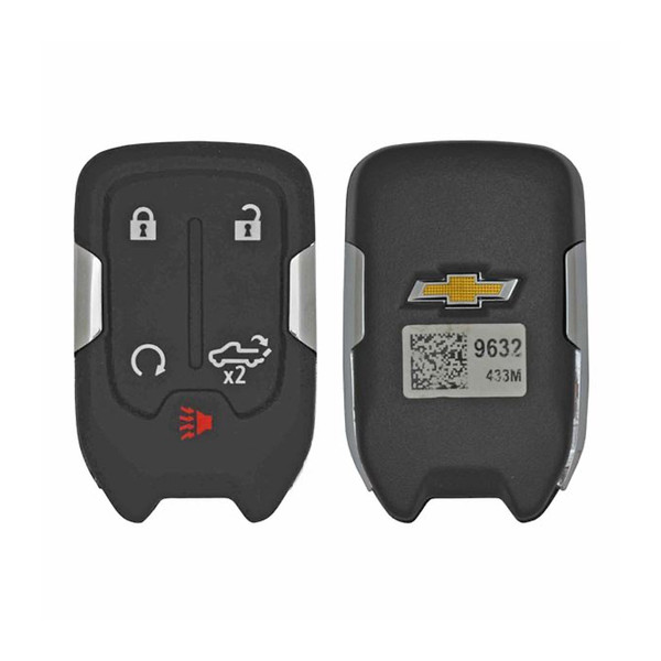 Chevrolet 5 Button Smart Key HYQ1EA, 13508398, 433 MHz - Refurbished, Grade A