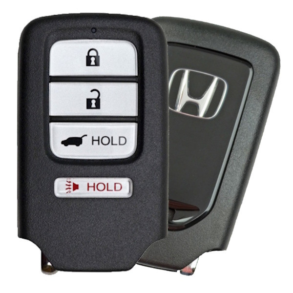 Honda 4 Button No Memory Smart Key ACJ932HK1210A, 72147-T0A-A11, 315 MHz - Refurbished, Grade A
