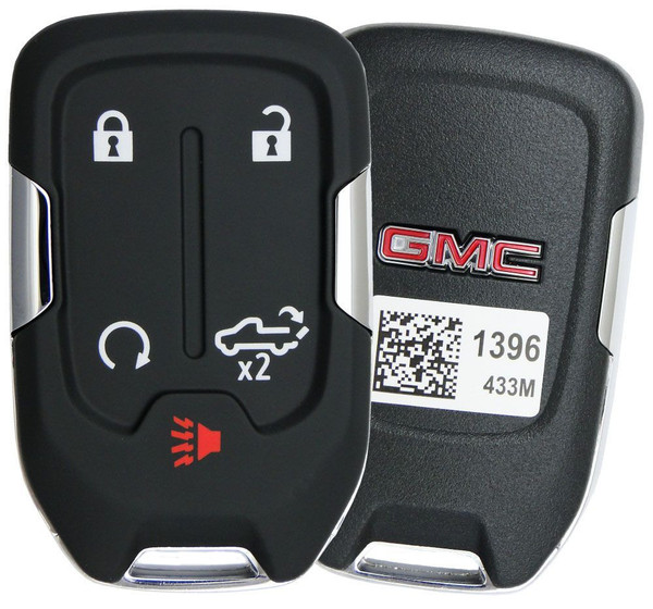 GMC 5 Button Smart Key HYQ1EA, 13591396, 433 MHz - Refurbished, Grade A