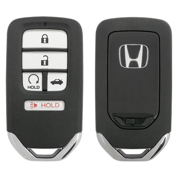 Honda 5 Button No Memory Smart Key ACJ932HK1310A, 72147-T2G-A31, 433 MHz - Refurbished, Grade A