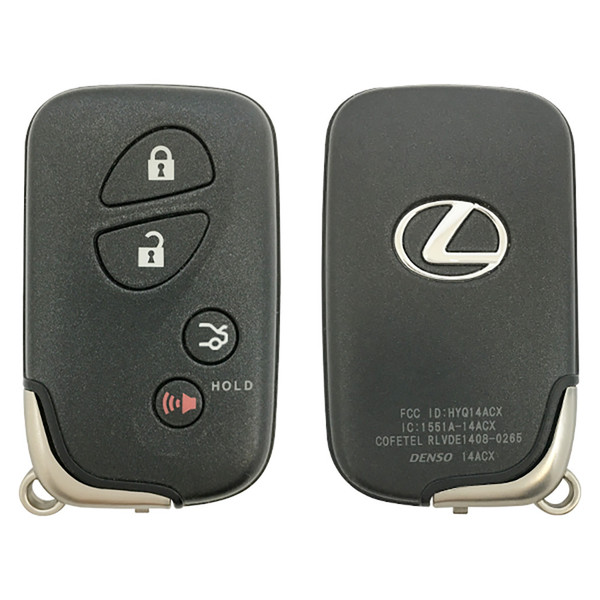 Lexus 4 Button Proximity Remote Smart Key (GNE Board - 5290) HYQ14ACX, 89904-50F90, 315 MHz - Refurbished, Grade A