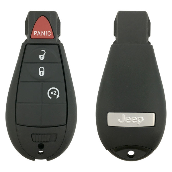 Jeep 4 Button Non Proximity Remote Fobik GQ4-53T, 68105083, 433 MHz - Refurbished, Grade A
