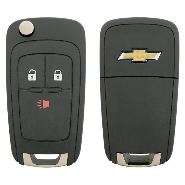 Chevrolet 3 Button Remote Flip Key A2GM3AFUS03, 95233524, 315 MHz - Refurbished, Grade A