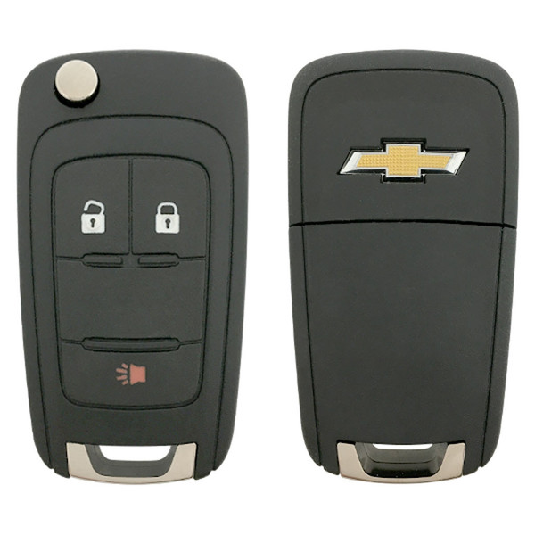 Chevrolet 3 Button Flip Key OHT01060512, 20873621, 315 MHz - Refurbished, Grade A