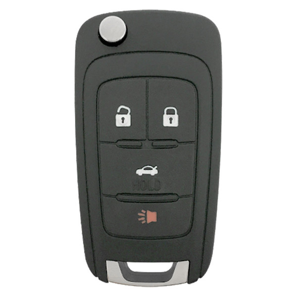 GM 4 Button Proximity Remote Flip Key KR55WK50073, OHT05918179, 315 MHz - Refurbished, Recase