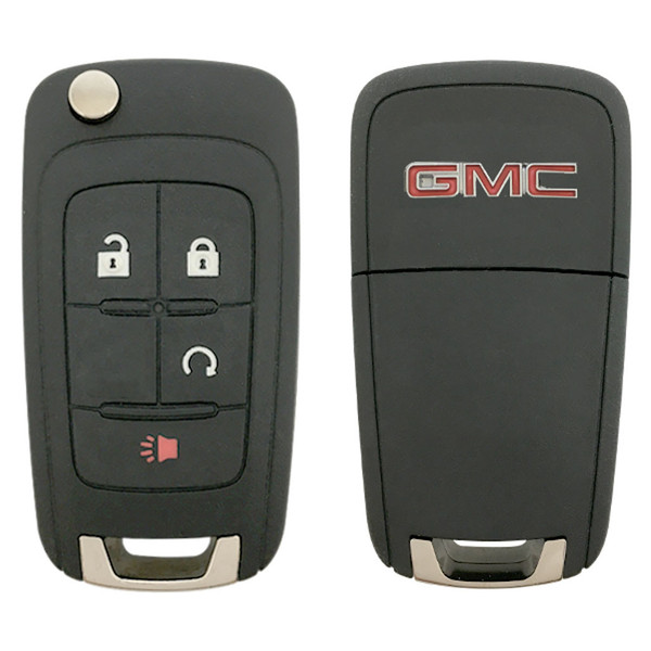 GMC 4 Button Non-PEPS Remote Flip Key OHT01060512, 20873622, 315 MHz - Refurbished, Grade A