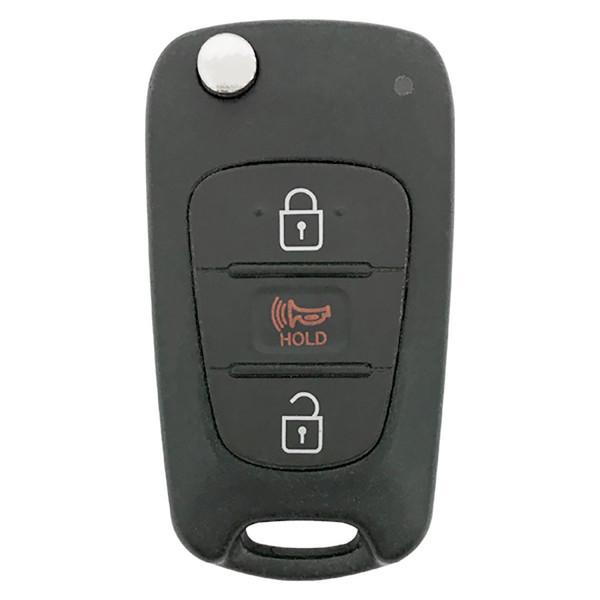 Kia 3 Button Remote Flip Key NYOSEKSAM11ATX (AM F/L), 95430-2K340, 315 MHz - Refurbished, Grade A