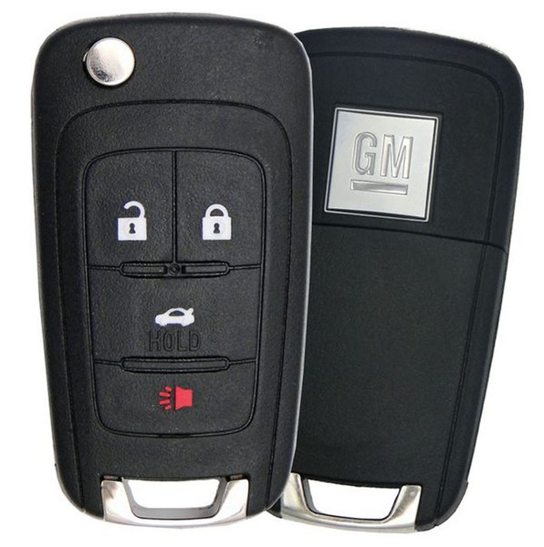 GMC 4 Button Non-PEPS Remote Flip Key OHT01060512, 13501513, 315 MHz - Refurbished, Grade A
