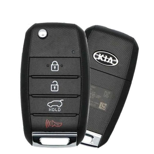 Canadian Version - Kia 4 Button Remote Flip Key TQ8-RKE-4F27, 95430-D9100, 433 MHz - Refurbished, Grade A