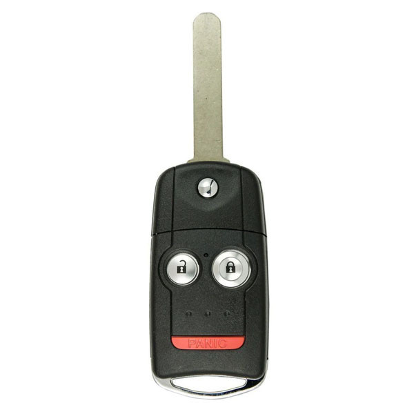 Acura 3 Button No Memory Remote Flip Key N5F0602A1A, 35111-STK-315, 315 MHz - Refurbished, Recase